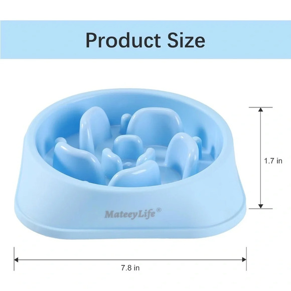 🆕 Slow Feeder Dog Bowls 2PCS - Picture 2 of 12